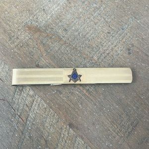 Vintage 12k Gold filled Masonic Money Clip